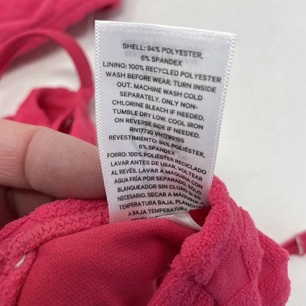 Art Class Girls Size XS‎ 4/5 2 Pc Terry Darling Bikini Swimsuit Set in Pink 1181
